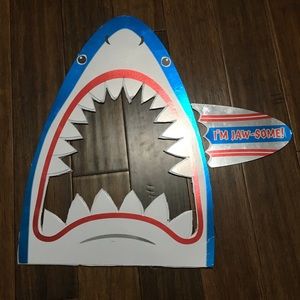 Jawsome Photo Prop frame and 2 tablecloths